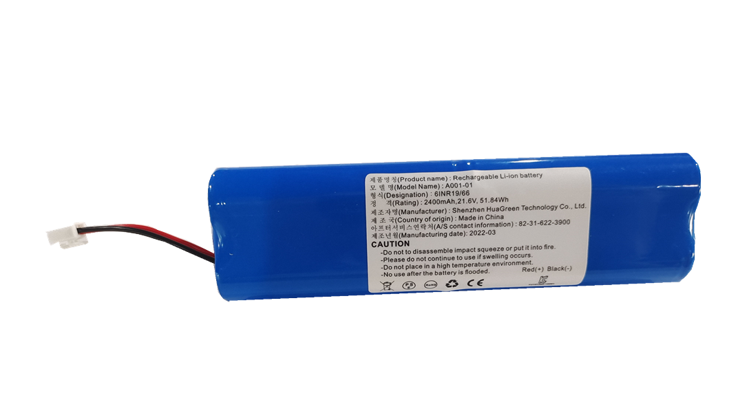 21.6V 2400mAh 18650 Massage Gun Lithium-ion Battery